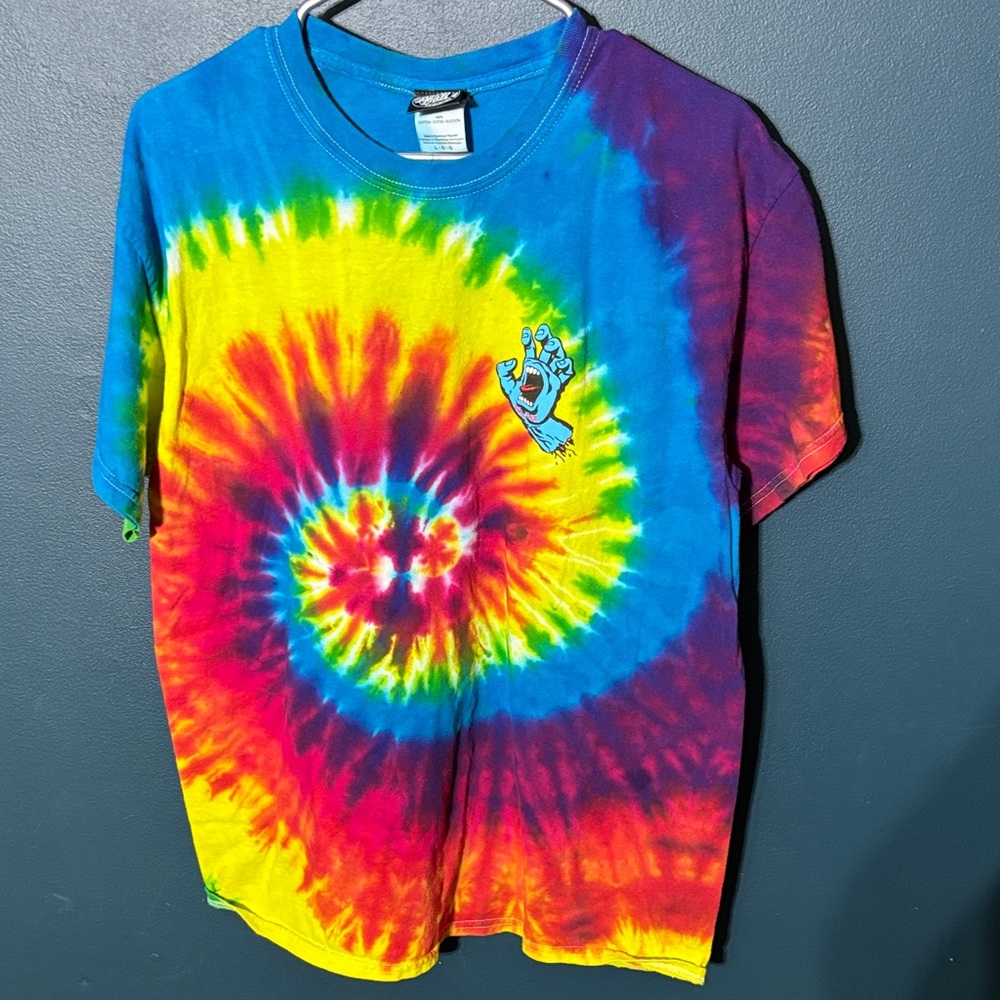 Santa Cruz Skateboards Multicolor Tie-Dye Tee